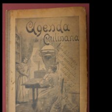 Libri antichi: AGENDA CULINARIA PARA 1904. LIBRO DE LA COMPRA. CON MINUTAS Y RECETAS PARA CADA UNO DE LOS