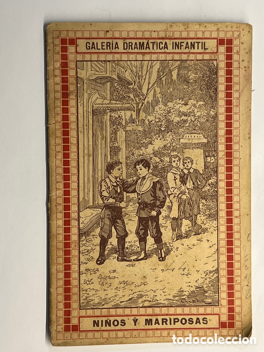 Libri antichi: GALER&Iacute;A DRAM&Aacute;TICA INFANTIL. Ni&ntilde;os y Mariposas.. Teatro. Astinos Editor. Barcelona (h.1920?)