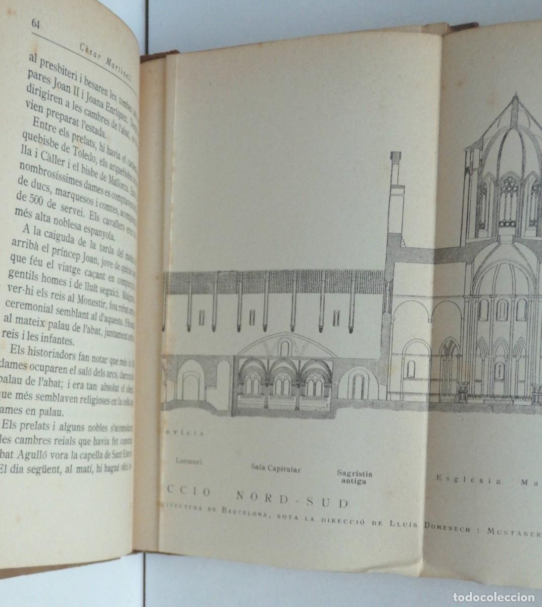 Libros antiguos: C&egrave;sar MARTINELL, El Monestir de Poblet - 1927 - Foto 3