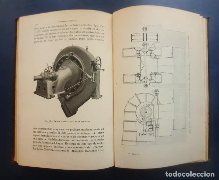 Libros antiguos: MOTORES HIDR&Aacute;ULICOS - L. QUANTZ 1922 - Foto 6