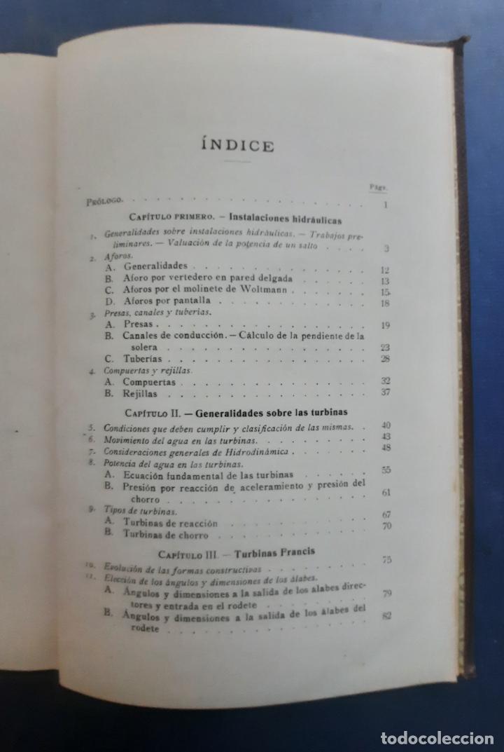 Libros antiguos: MOTORES HIDR&Aacute;ULICOS - L. QUANTZ 1922 - Foto 8