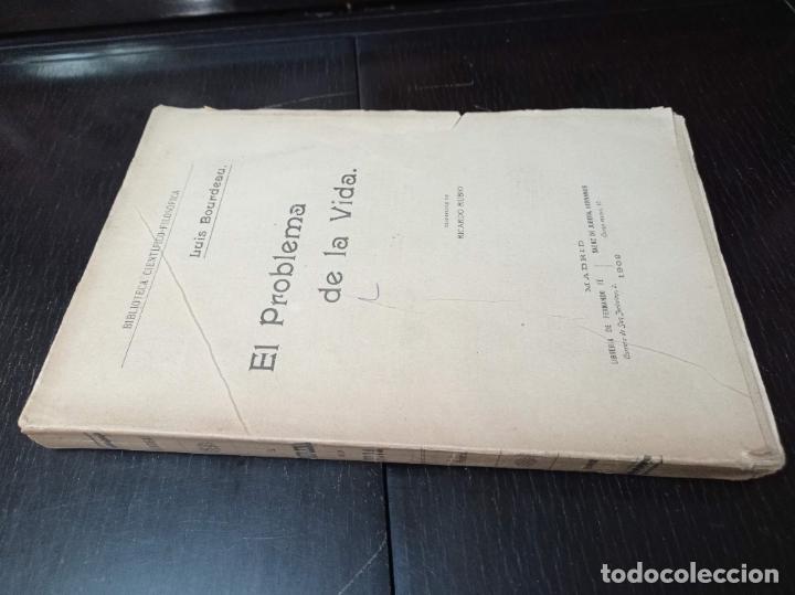 Libros antiguos: 1902 - LUIS BORDEAU. El problema de la vida - Foto 1