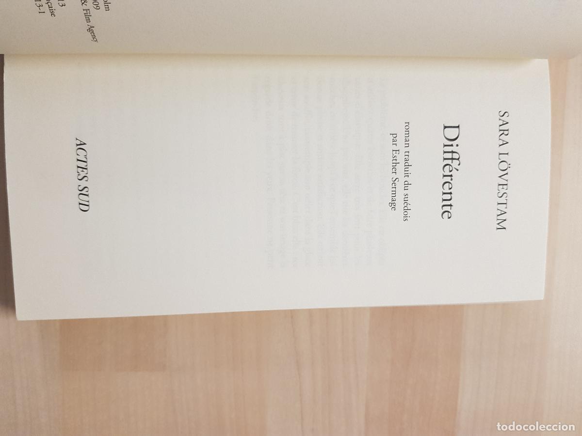 Libros antiguos: Diff&eacute;rente - Sara L&ouml;vestam - Foto 3