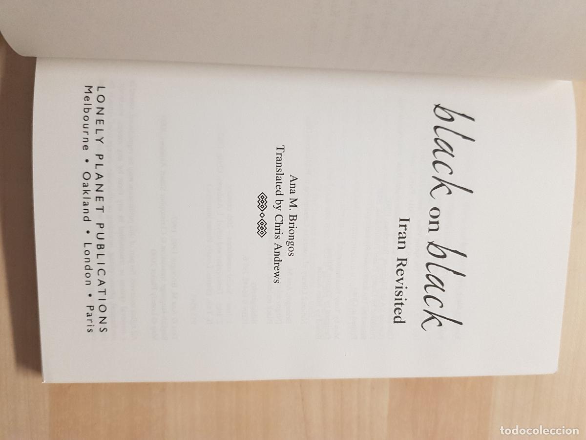 Libros antiguos: Black on Black - Ana M. Briongos - Foto 3