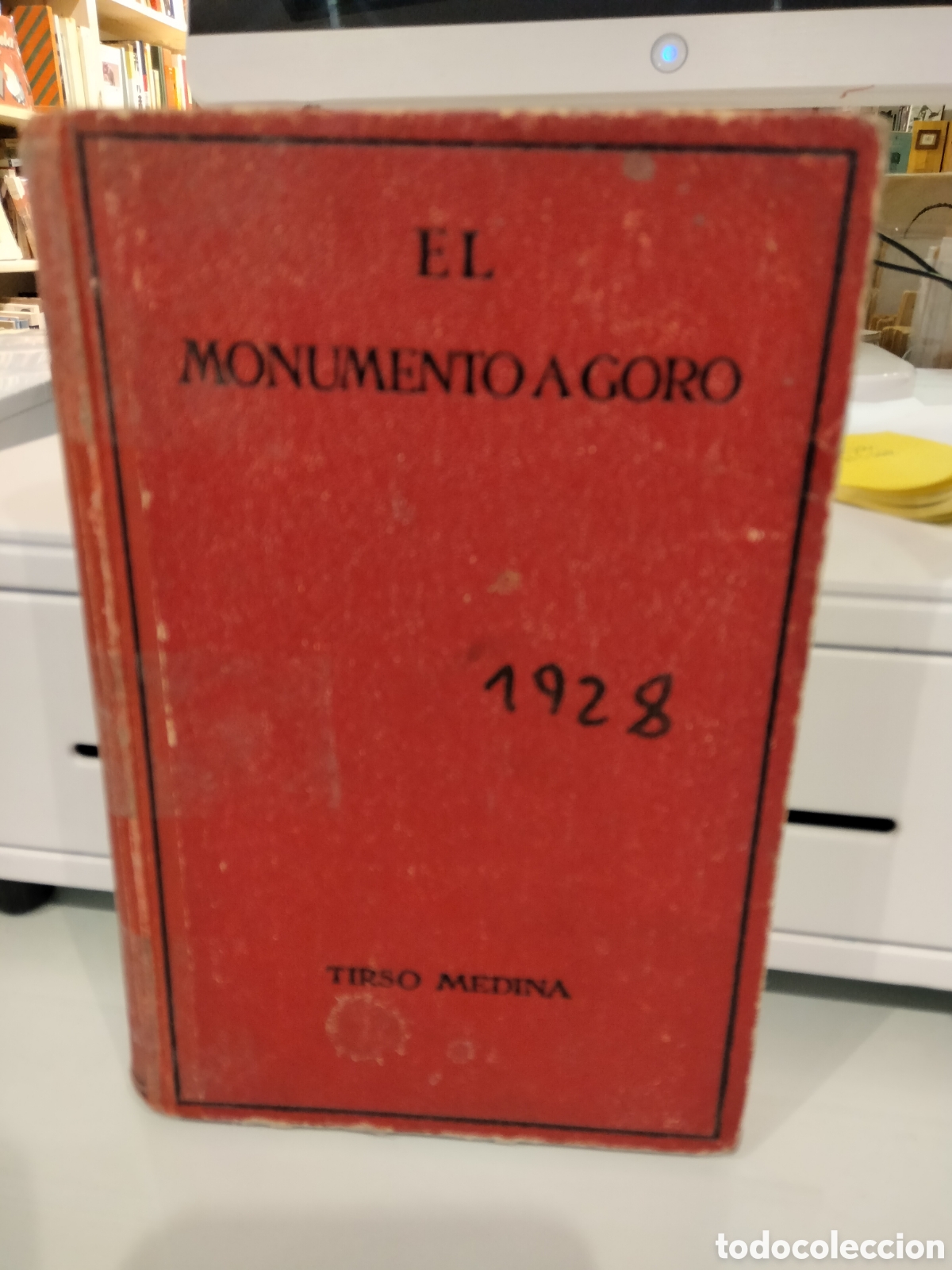 Libros antiguos: El monumento a Goro - Tirso Medina - Foto 1
