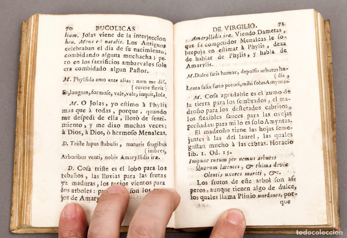 Libros antiguos: Publio VIRGILIO - BUCOLICAS - 1741 - Foto 4