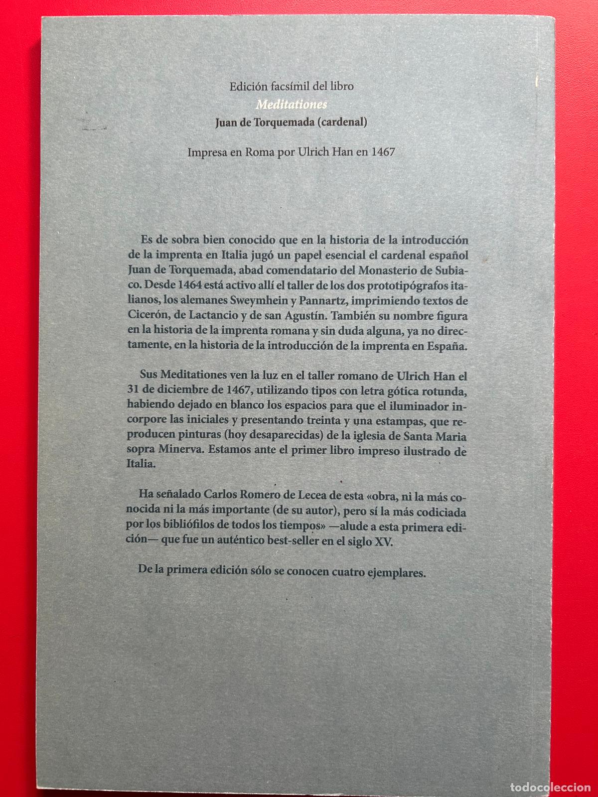 Libros antiguos: Meditaciones - TORQUEMADA Juan - Foto 5