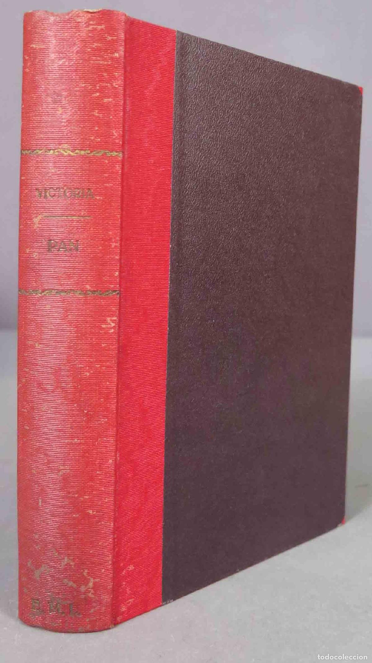 Libros antiguos: VICTORIA. PAN. HAMSUN - Foto 1