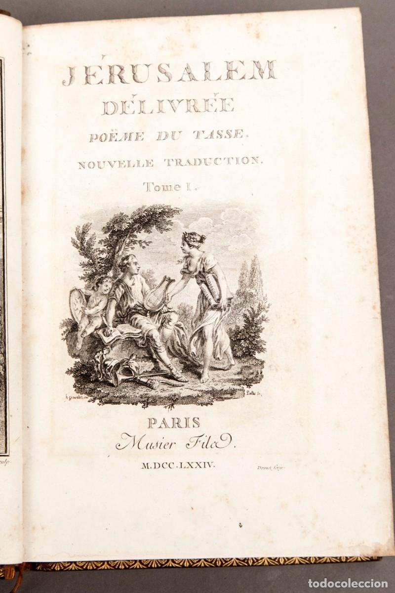 Libros antiguos: Tasse - J&eacute;rusalem D&eacute;livr&eacute;e - 1774 - JERUSALEM LIBERADA - Foto 1