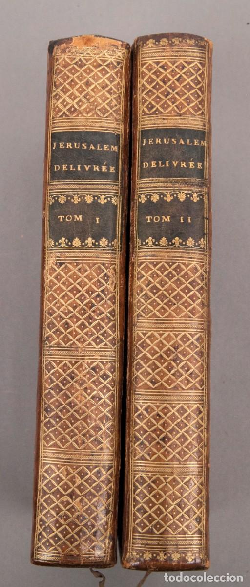 Libros antiguos: Tasse - J&eacute;rusalem D&eacute;livr&eacute;e - 1774 - JERUSALEM LIBERADA - Foto 3