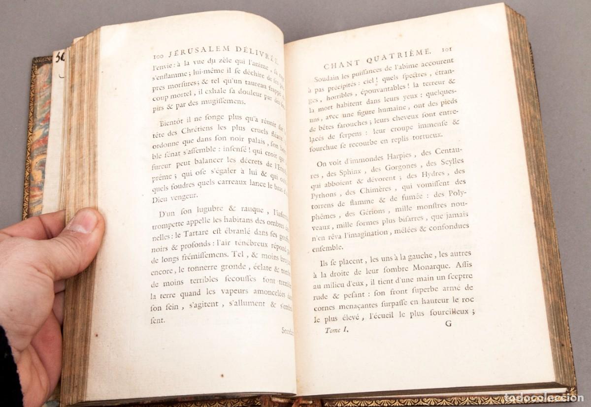 Libros antiguos: Tasse - J&eacute;rusalem D&eacute;livr&eacute;e - 1774 - JERUSALEM LIBERADA - Foto 9