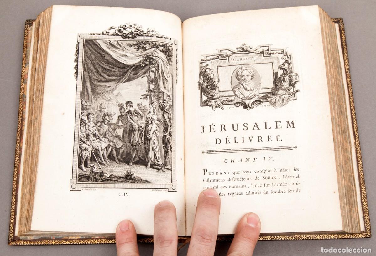 Libros antiguos: Tasse - J&eacute;rusalem D&eacute;livr&eacute;e - 1774 - JERUSALEM LIBERADA - Foto 10