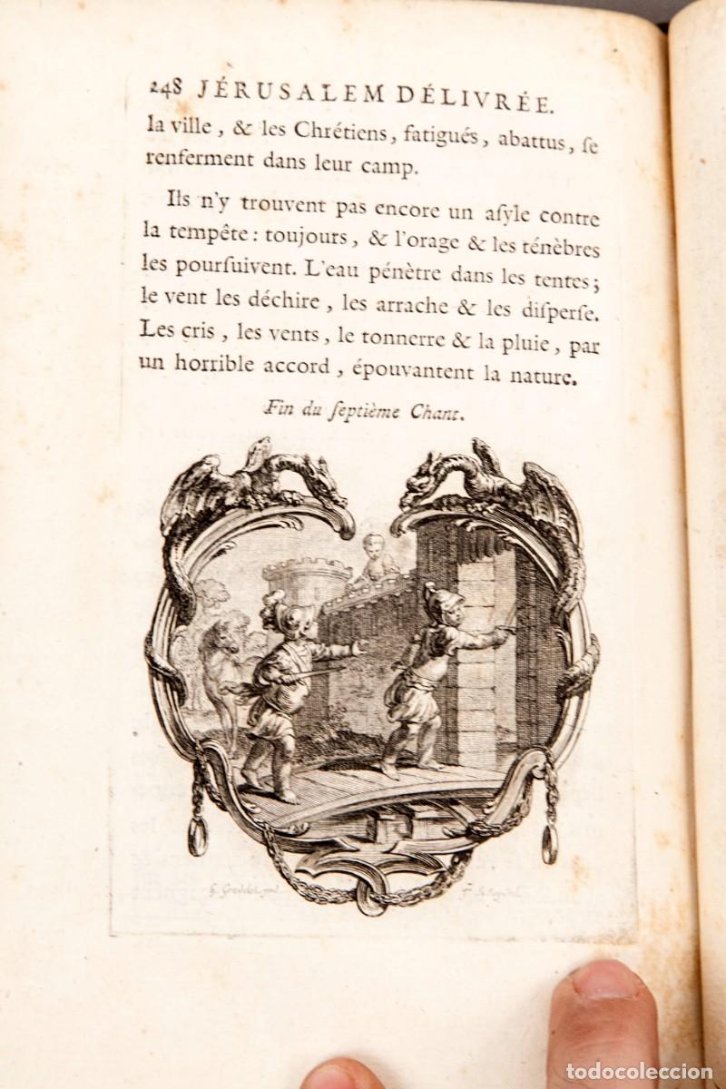 Libros antiguos: Tasse - J&eacute;rusalem D&eacute;livr&eacute;e - 1774 - JERUSALEM LIBERADA - Foto 12