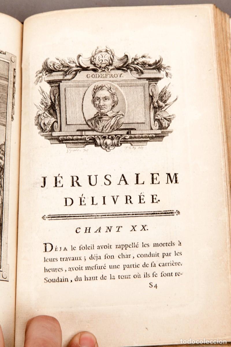 Libros antiguos: Tasse - J&eacute;rusalem D&eacute;livr&eacute;e - 1774 - JERUSALEM LIBERADA - Foto 20