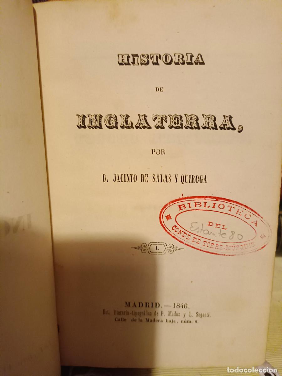Libros antiguos: HISTORIA DE INGLATERRA - Foto 1