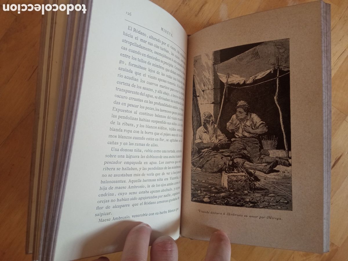Libros antiguos: Mireya - Frederic Mistral ARTE Y LETRAS 1882 - Foto 6
