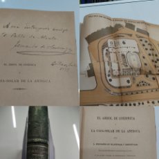 Libros antiguos: 1897 EL ARBOL DE GUERNICA CASA SOLAR ANTIGUA F. OLASCOAGA DEDICADO A PABLO DE ALZOLA CARLISMO VASCO