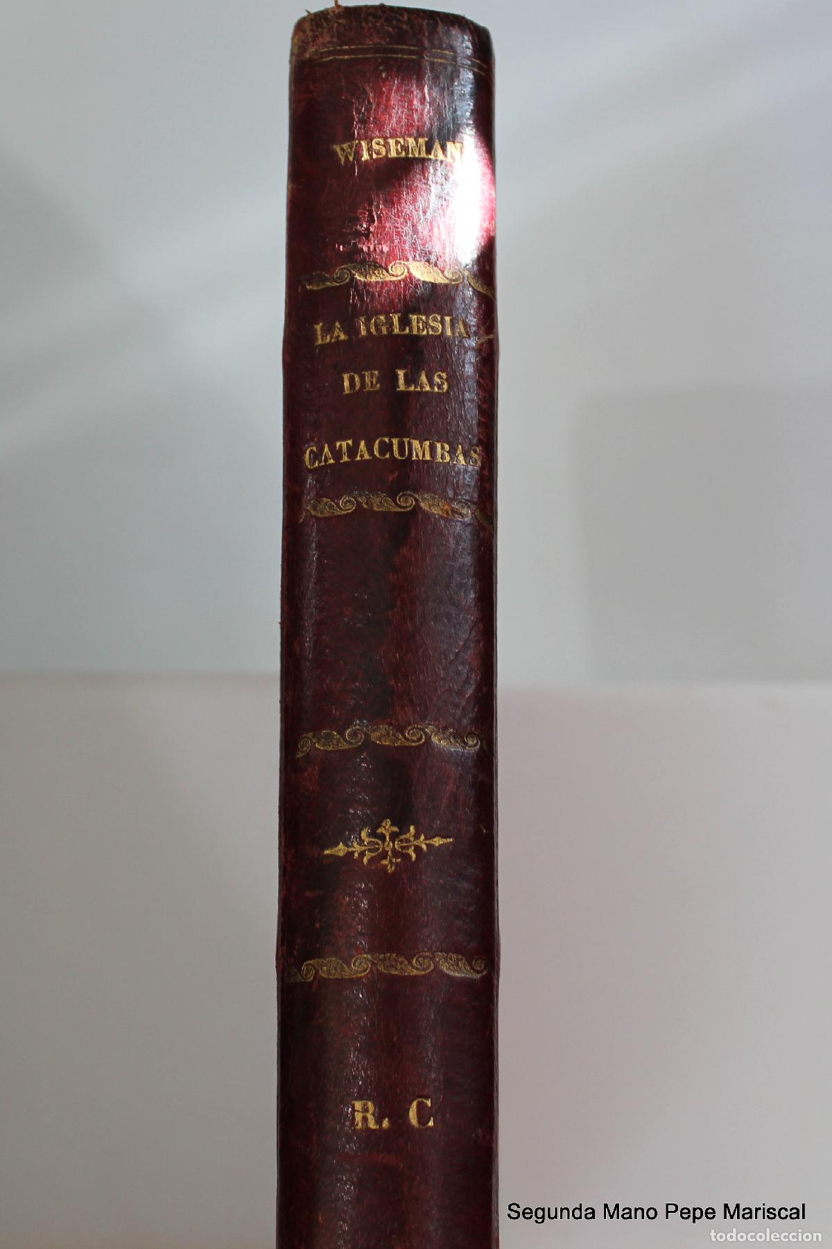 Libros antiguos: Fabiola o La iglesia de las Catacumbas - Nicolas Wiseman - Foto 2
