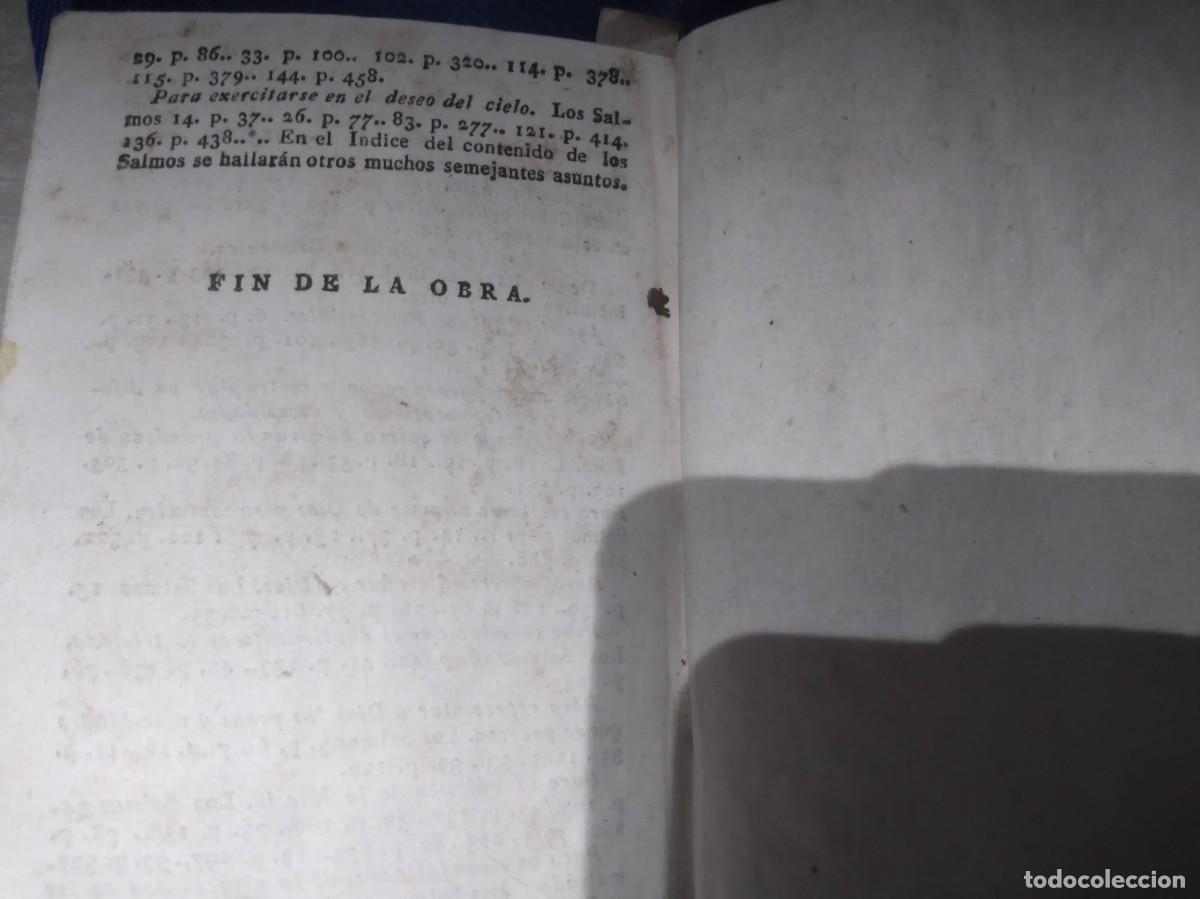 Libros antiguos: Los Salmos de David y c&aacute;nticos sagrados - Foto 5
