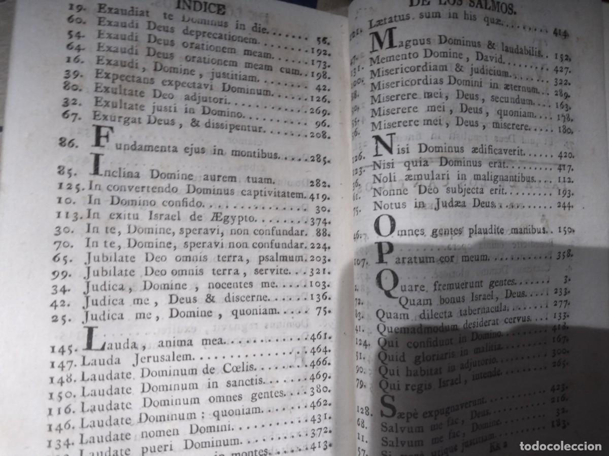Libros antiguos: Los Salmos de David y c&aacute;nticos sagrados - Foto 8