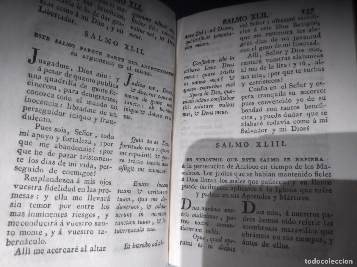 Libros antiguos: Los Salmos de David y c&aacute;nticos sagrados - Foto 9