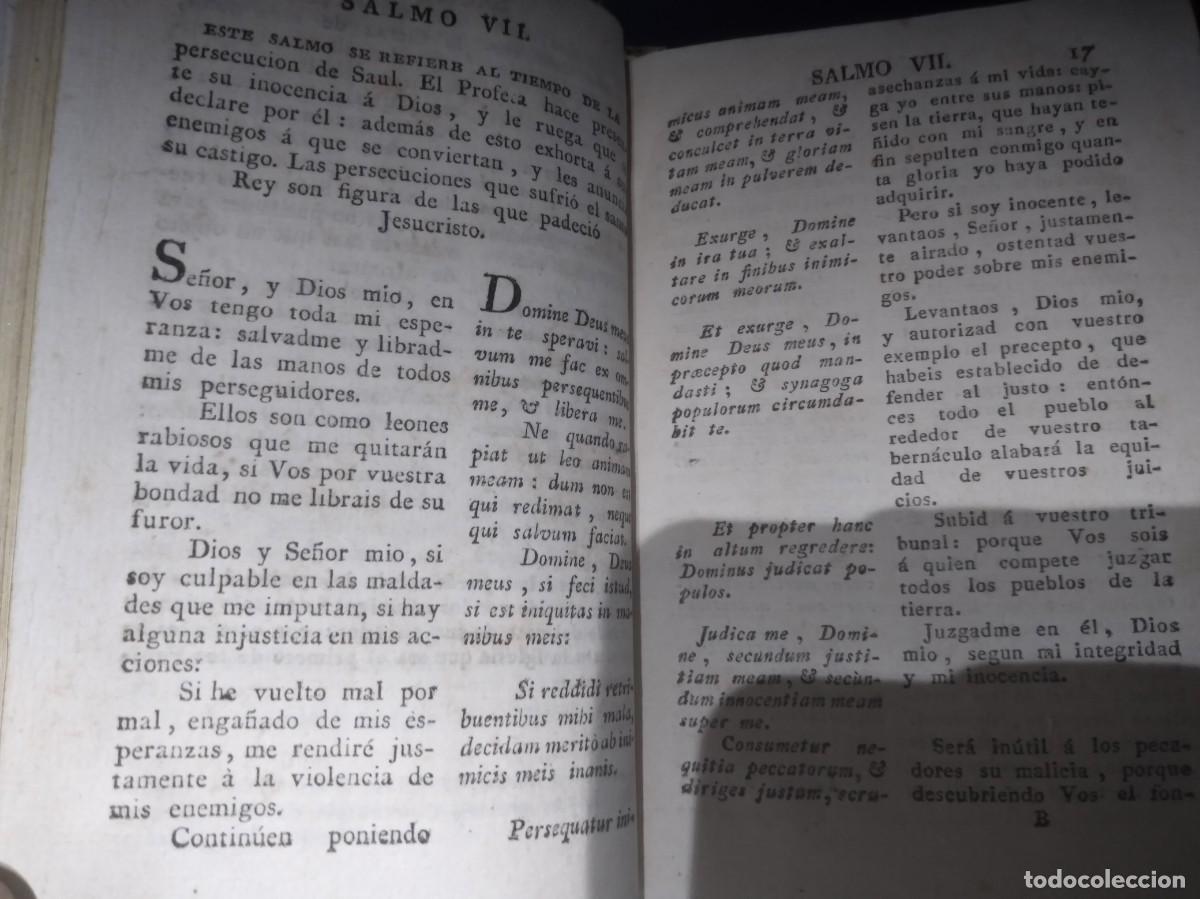 Libros antiguos: Los Salmos de David y c&aacute;nticos sagrados - Foto 10