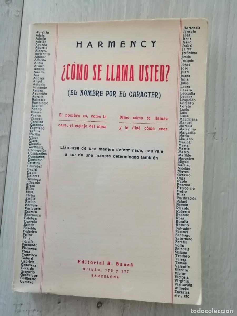 Libros antiguos: &iquest;C&oacute;mo se llama usted? - Foto 1