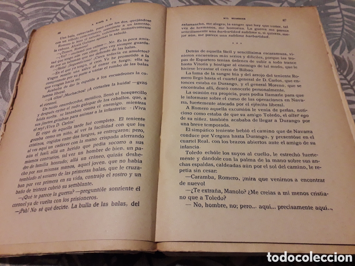 Libros antiguos: MIL HOMBRES, ALBERTO RISCO.S.J. - Foto 3