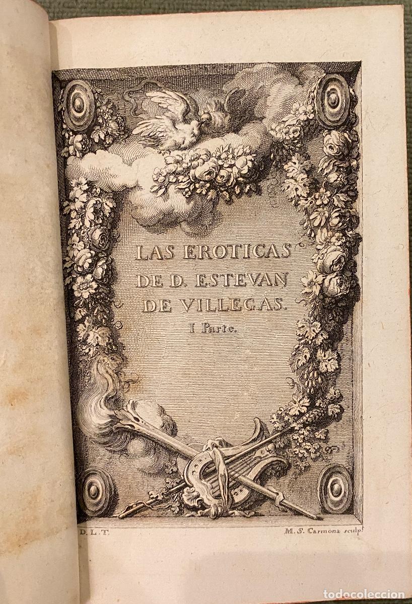 Libros antiguos: 1774 LAS EROTICAS DE VILLEGAS PRIMERA PARTE - Foto 2