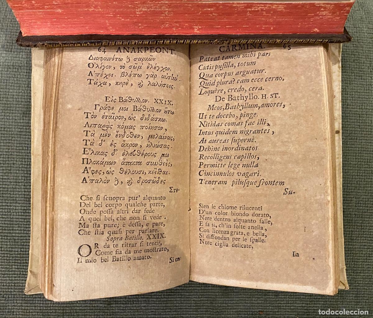 Libros antiguos: 1672 ANACREONTE - Foto 5