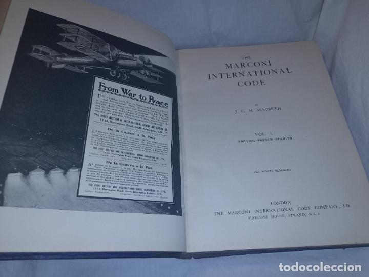 Libros antiguos: CODIGO INTERNACIONAL MARCONI - A&Ntilde;O 1919 - EN ESPA&Ntilde;OL&bull;EXCEPCIONAL. - Foto 4