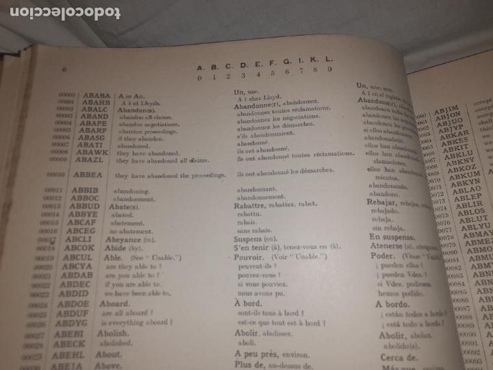Libros antiguos: CODIGO INTERNACIONAL MARCONI - A&Ntilde;O 1919 - EN ESPA&Ntilde;OL&bull;EXCEPCIONAL. - Foto 12