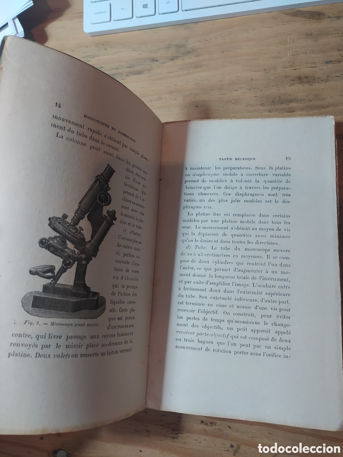 Libros antiguos: Le Microscope et ses Applications 1893. Dr. H. Beauregard. MIcroscopio - Foto 3