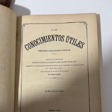 Libros antiguos: LOS CONOCIMIENTOS UTILES. MADRID 1869. TOMOS 2 Y 3. ILUSTRACIONES.