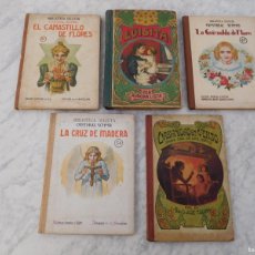 Libros antiguos: LOTE DE 5 LIBROS INFANTILES DE LOS AÑOS 10 A LOS 40