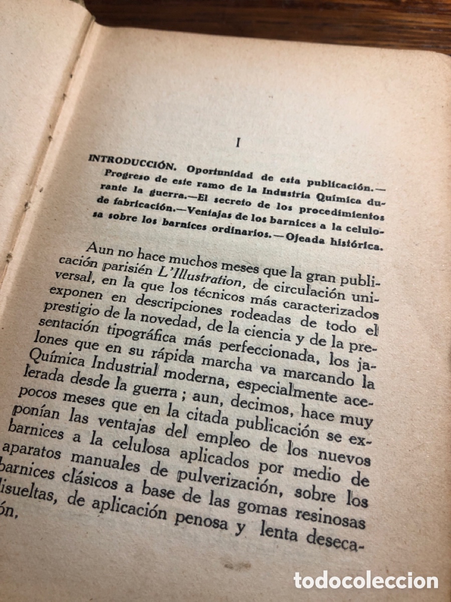 Libros antiguos: libro de carpintero - barnices y esmaltes a la celulosa ,de Torrontegui 1930 - Foto 3
