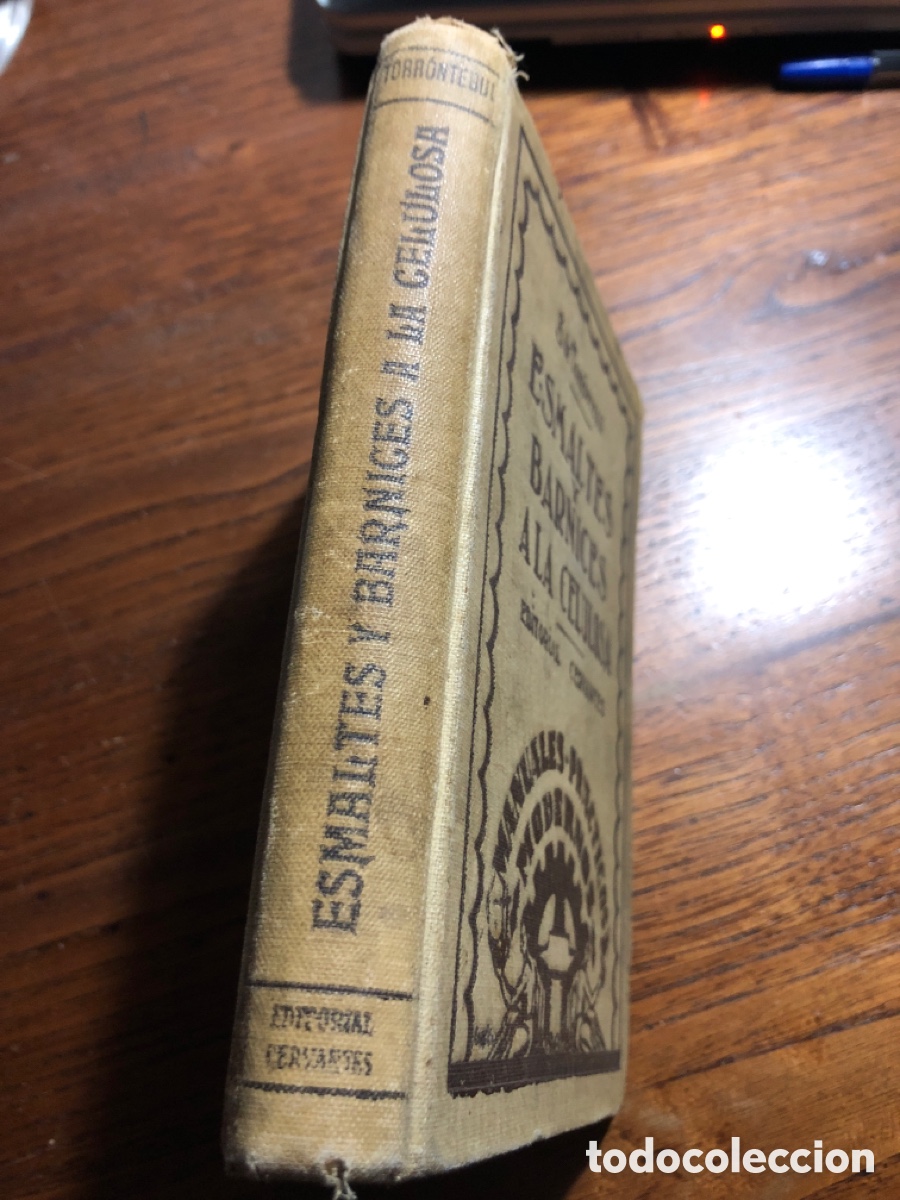 Libros antiguos: libro de carpintero - barnices y esmaltes a la celulosa ,de Torrontegui 1930 - Foto 8