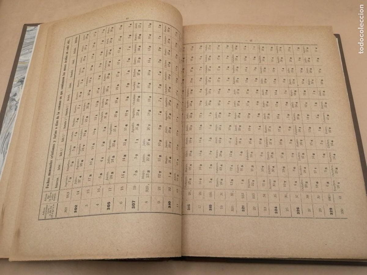 Libros antiguos: TABLAS ABREVIADAS PARA LA CONVERSION DEL ARABE Y EL HEBRAICO AL CRISTIANO RARO - Foto 7