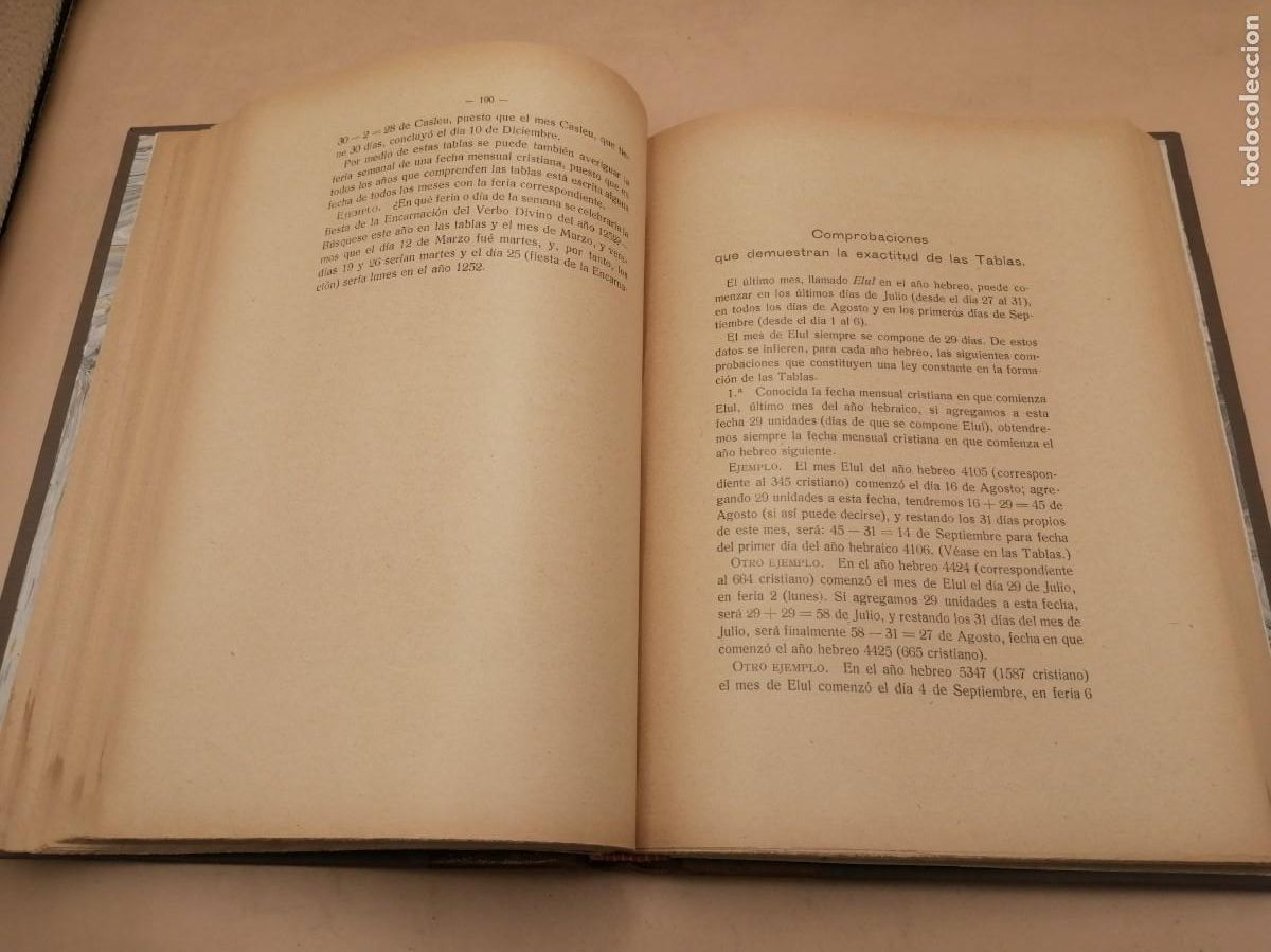 Libros antiguos: TABLAS ABREVIADAS PARA LA CONVERSION DEL ARABE Y EL HEBRAICO AL CRISTIANO RARO - Foto 8