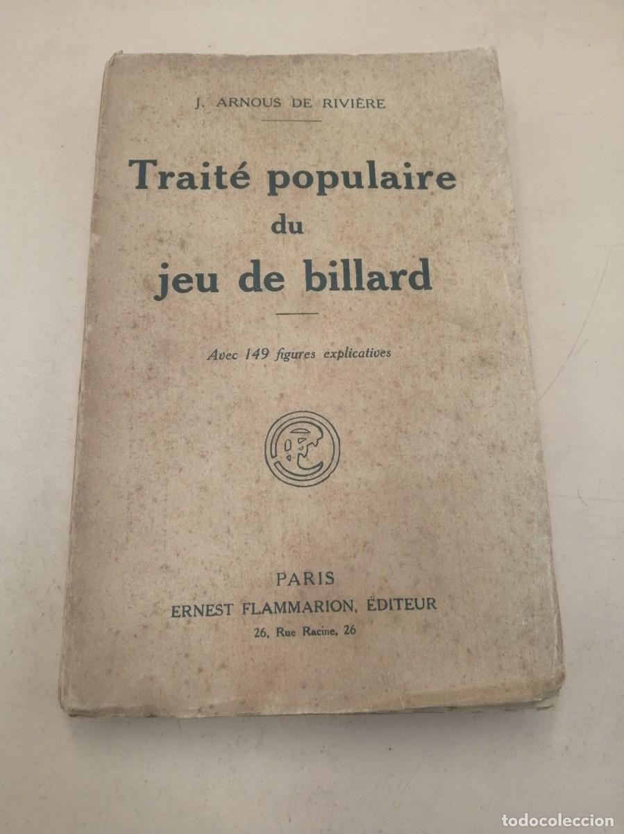Libros antiguos: TRATADO DE BILLAR RIVIERE ILLUSTREE - Foto 1