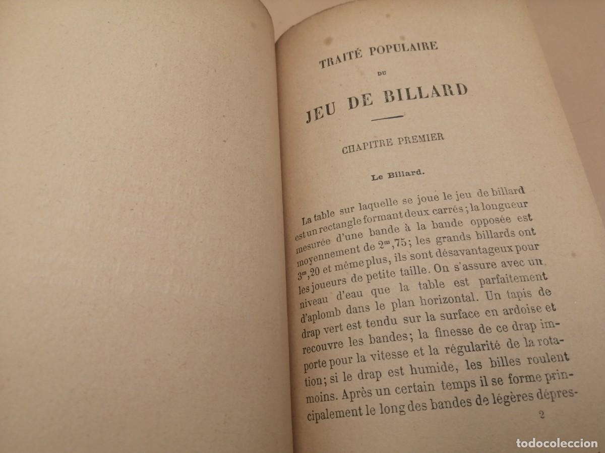 Libros antiguos: TRATADO DE BILLAR RIVIERE ILLUSTREE - Foto 3