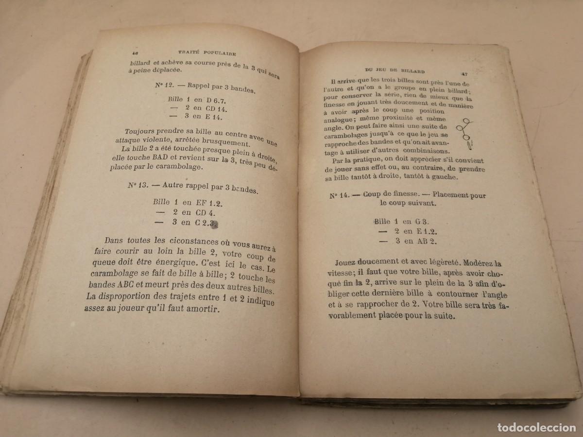 Libros antiguos: TRATADO DE BILLAR RIVIERE ILLUSTREE - Foto 5