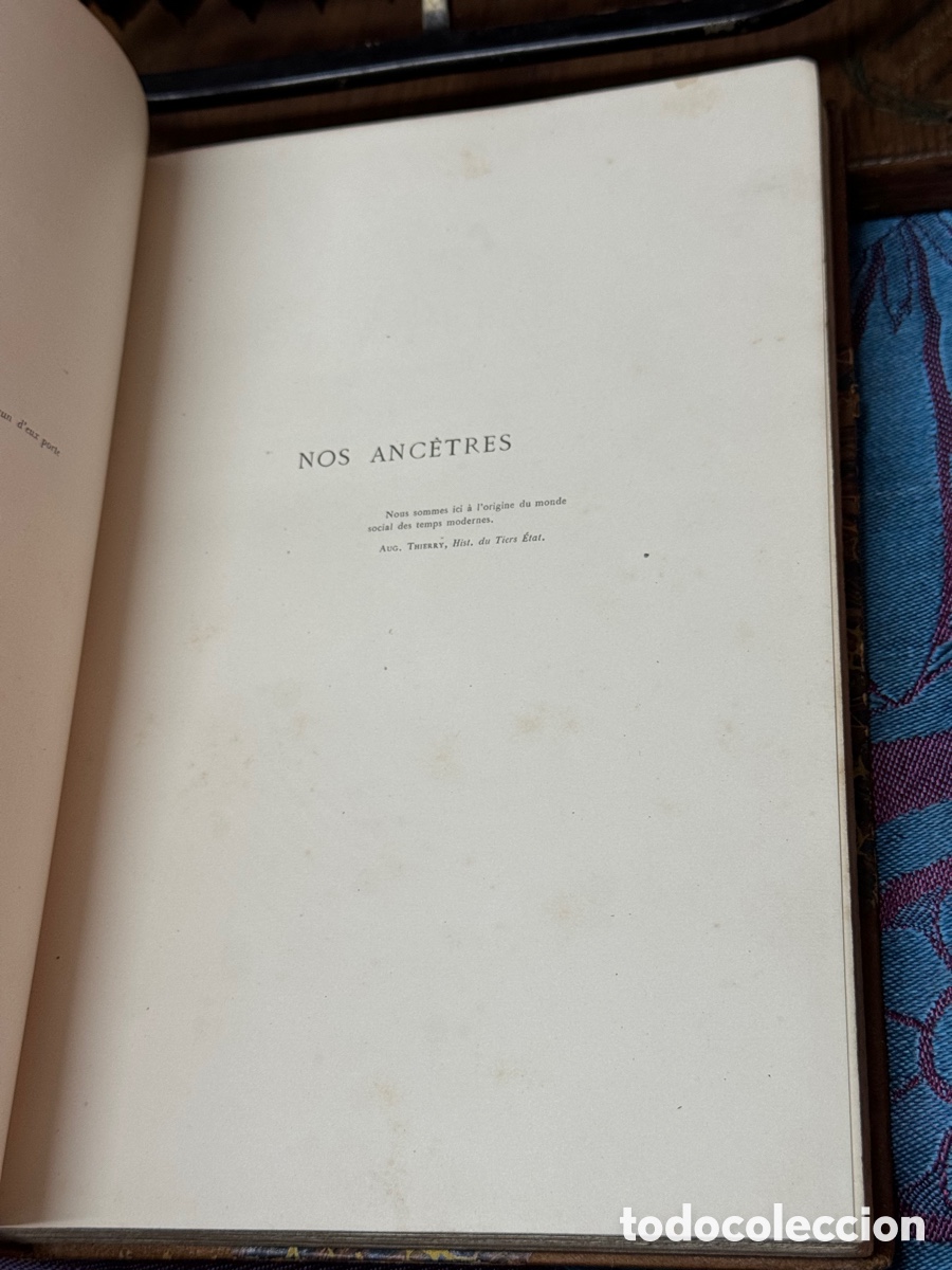 Libros antiguos: Nos Ancetres Amedee Rolland Draeger Freres - Foto 4