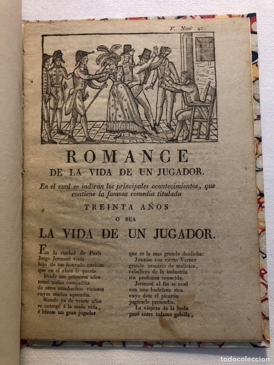 Libros antiguos: ROMANCE DE LA VIDA DE UN JUGADOR - Foto 1