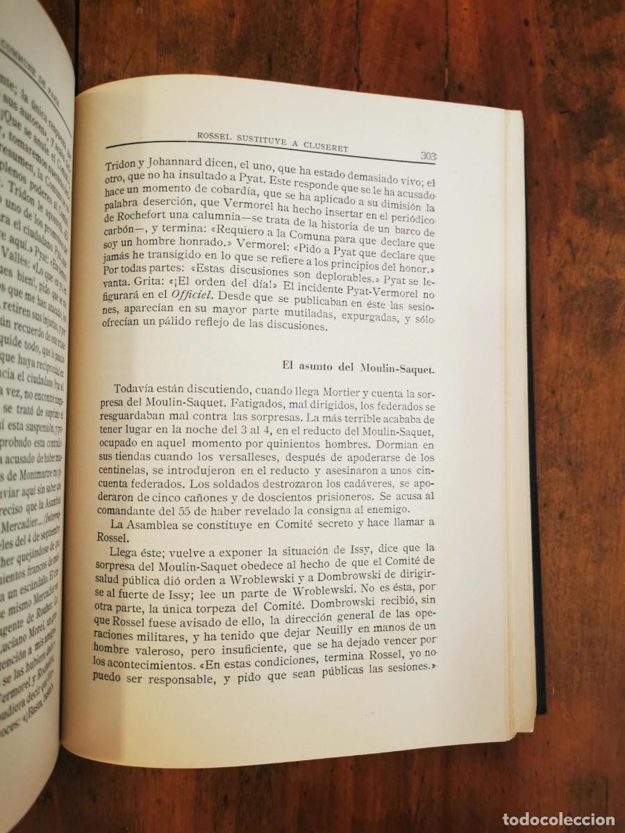 Libros antiguos: LISSAGARAY. Historia de la Commune de Par&iacute;s - Foto 4