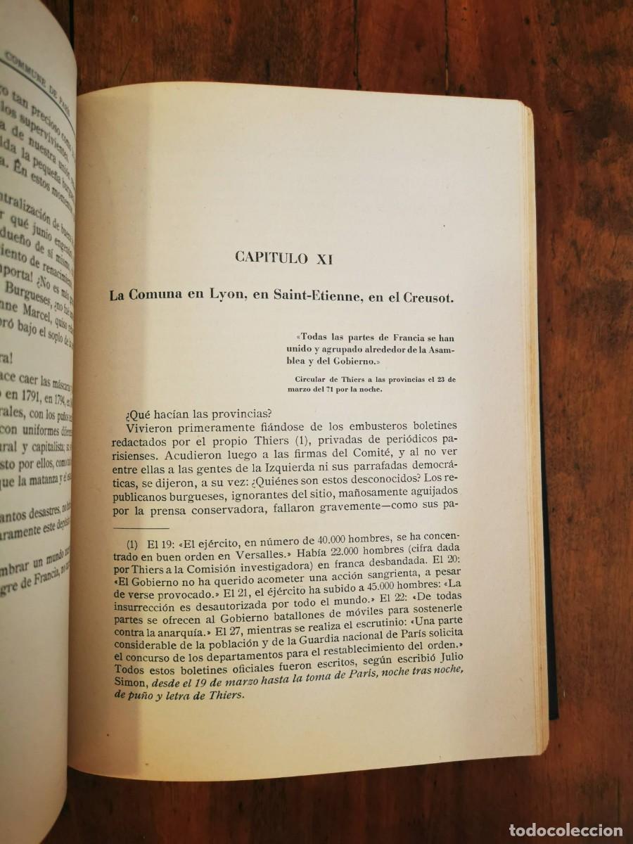 Libros antiguos: LISSAGARAY. Historia de la Commune de Par&iacute;s - Foto 5
