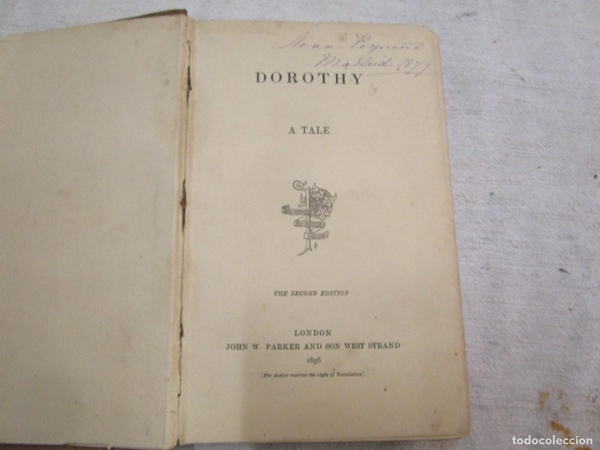 Antiquarische B&uuml;cher: Dorothy A Tale - Margaret Agnes Paull - Londres 1856 tip John Parker and son - 2&ordf; edici&oacute;n 303 pag +