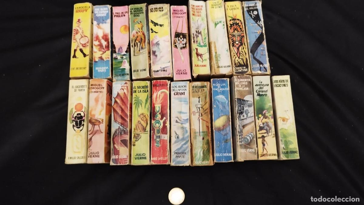Libros antiguos: 134 libritos Enciclopedia Pulga - Foto 8