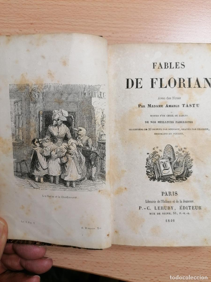 Libros antiguos: Flori&aacute;n, F&aacute;bulas, Par&iacute;s 1846 - Foto 1