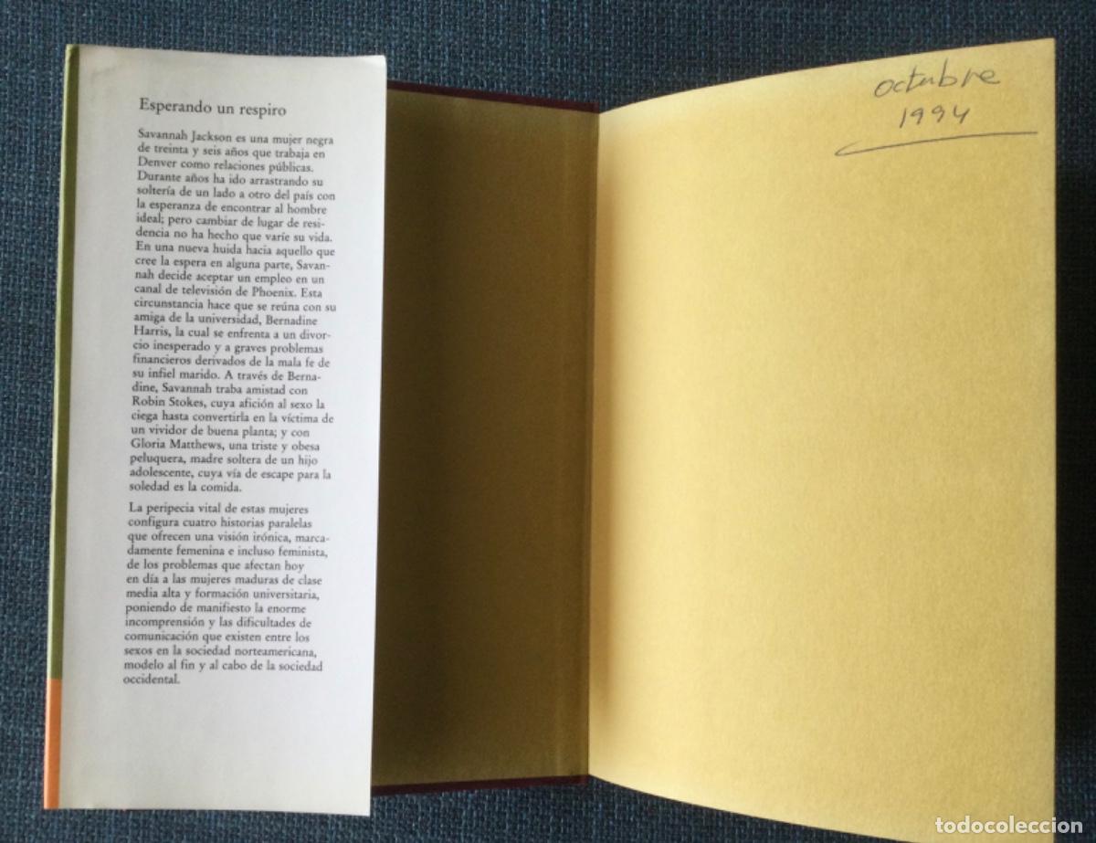Libros antiguos: Esperando un respiro. Terry McMillan - Foto 2